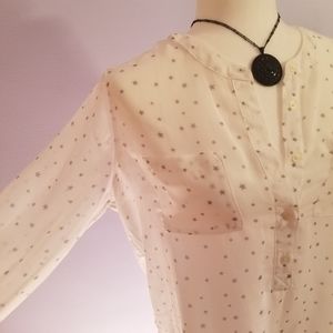 3/$27 Sheer Star Shirt - Holiday and Casual